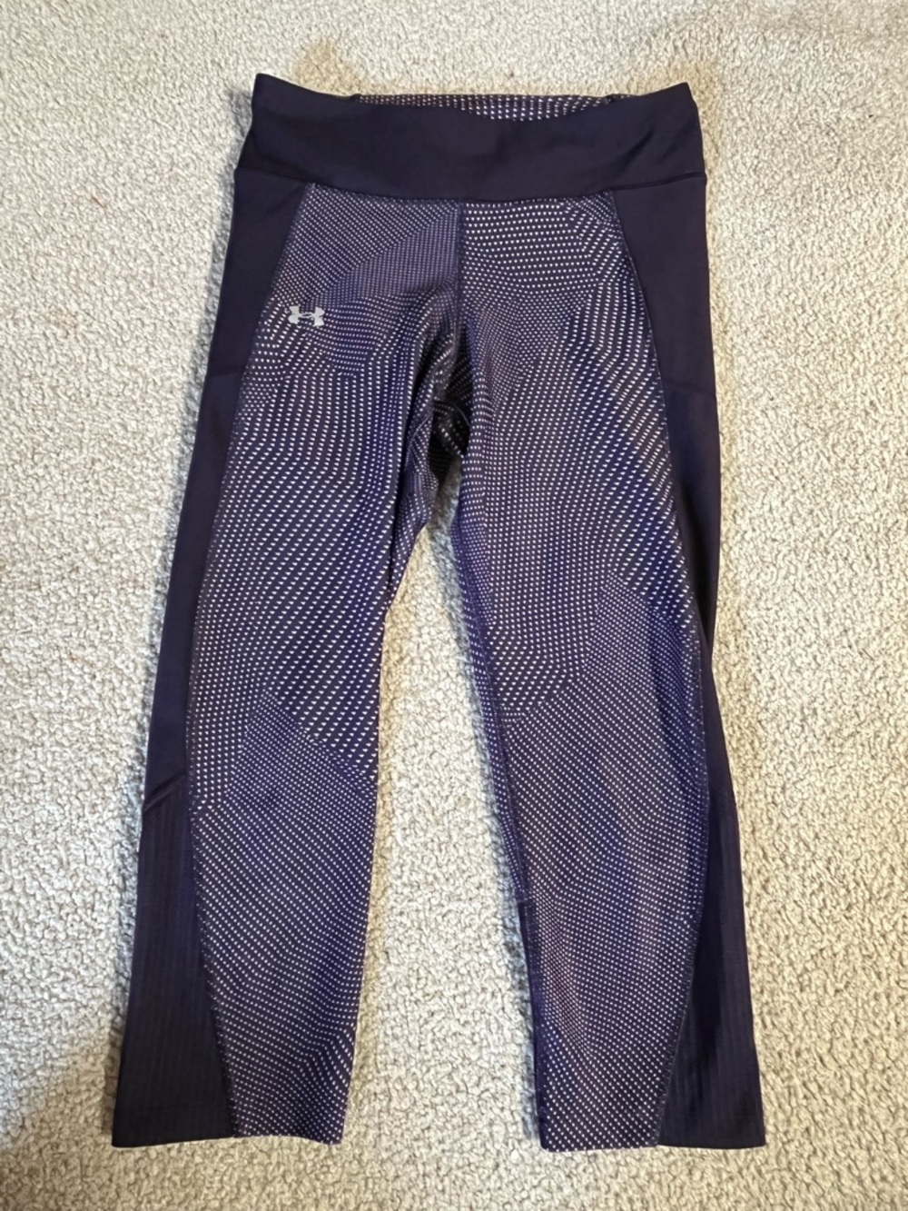 Under Armour Purple Patterned Active Set - Sports Bra & Leggings - Picture 5 of 9